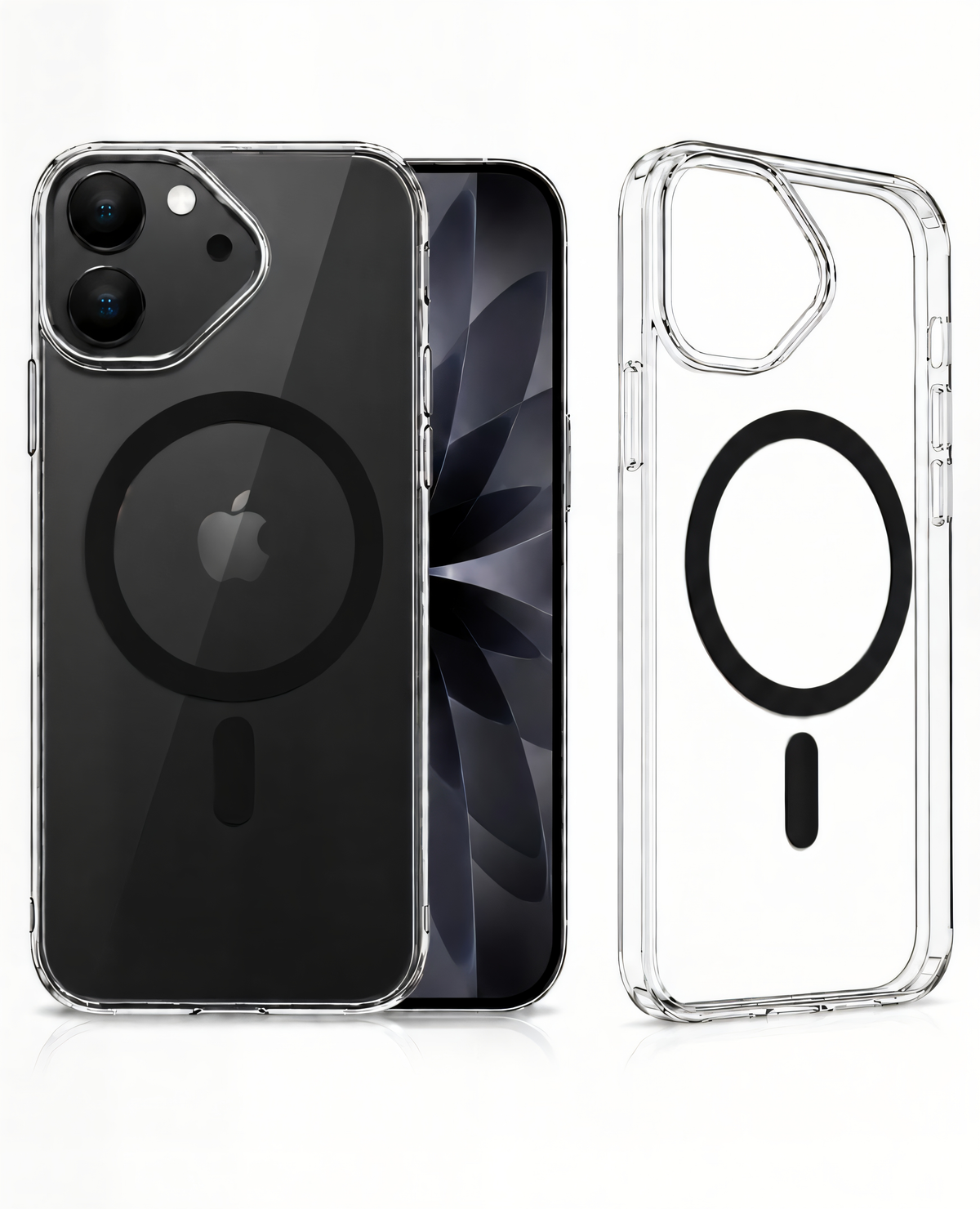 Uphill Transparent Magnetic safe case for iPhone iPhone 17