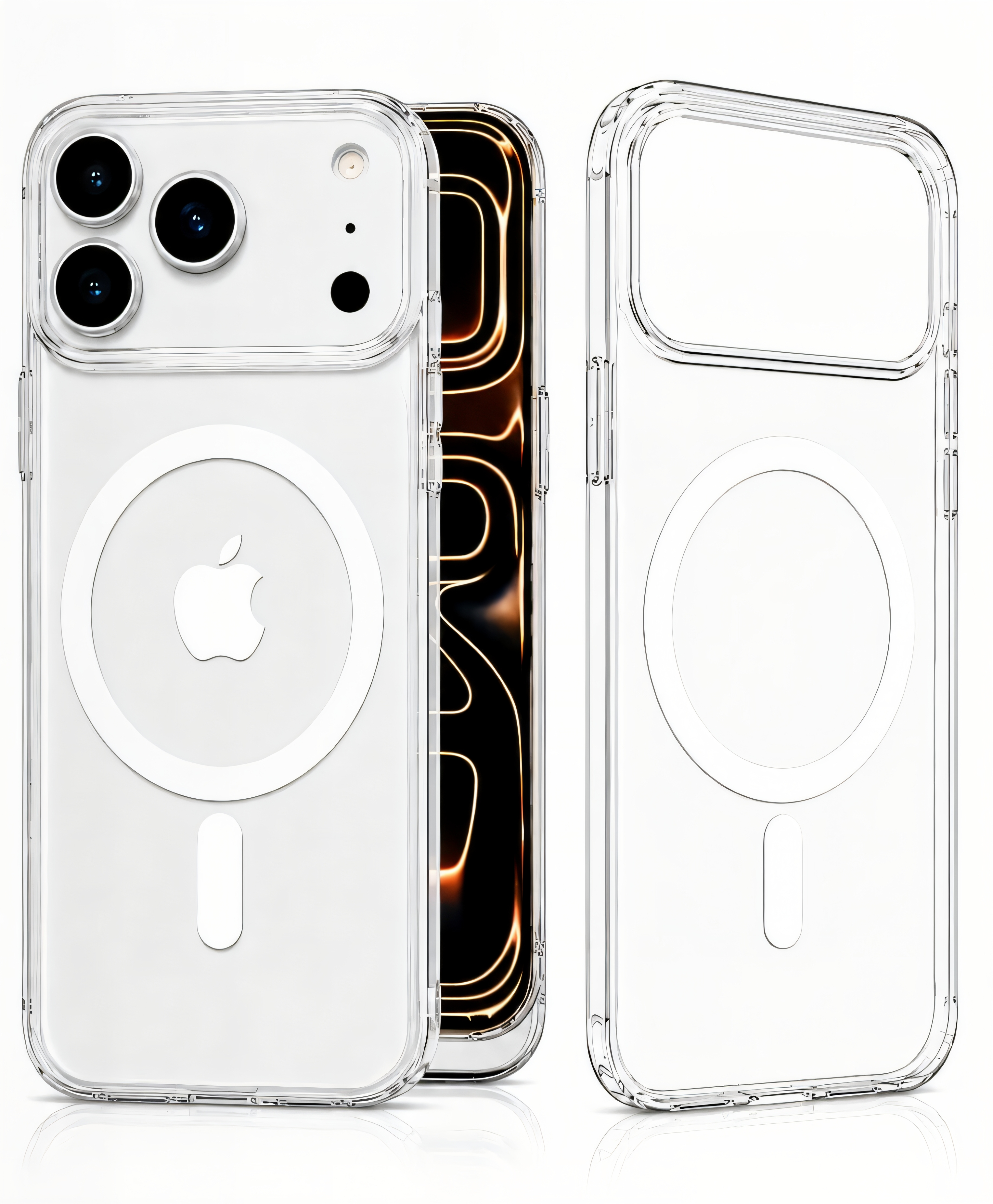 Uphill Magnetic case for iPhone 17 Pro Max, Protective Silm Case [Seamless Work with Magnetic Safe] 