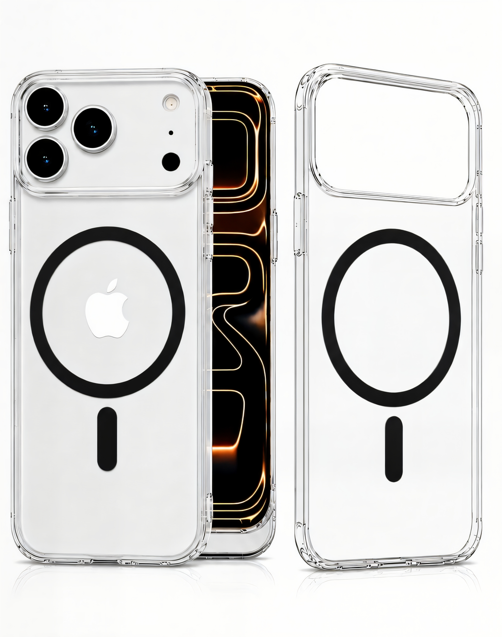 Uphill Magnetic case for iPhone 17 Pro Max, Protective Silm Case [Seamless Work with Magnetic Safe] 
