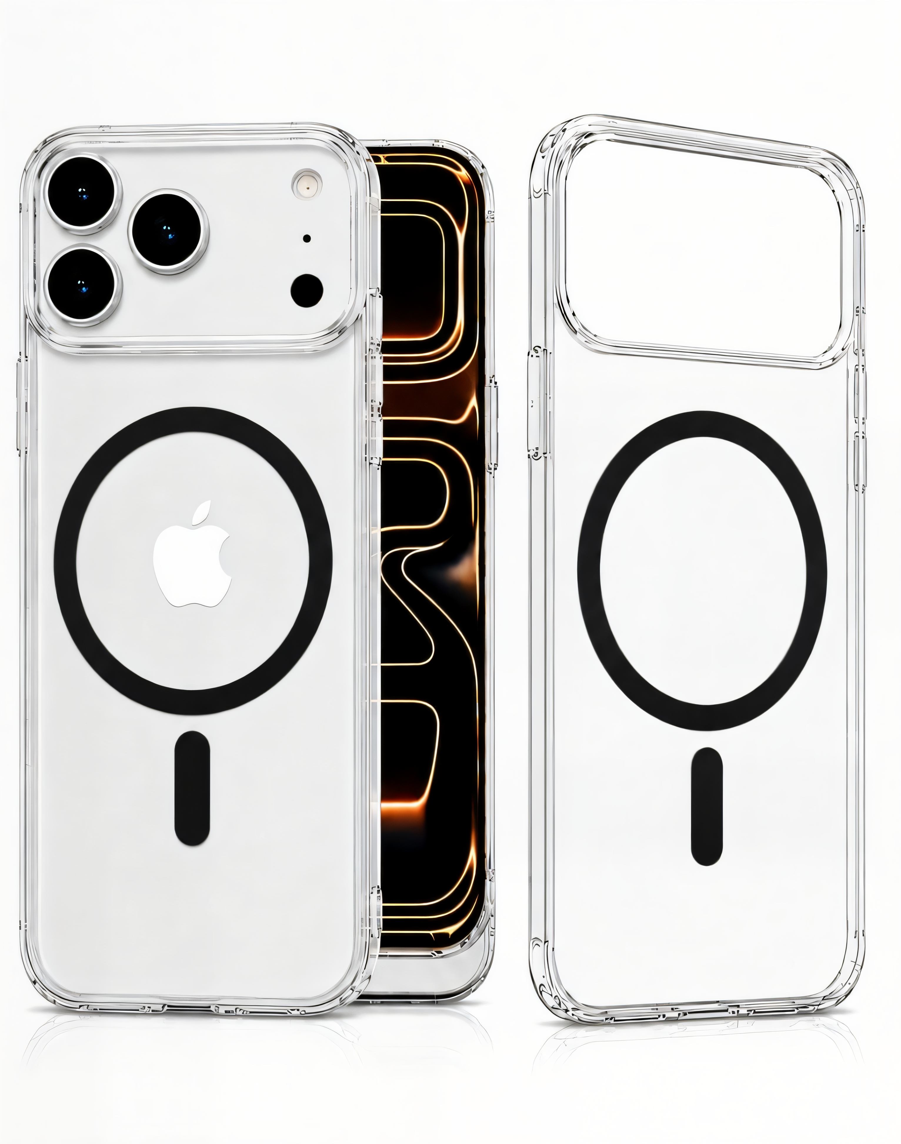 Uphill Magnetic case for iPhone 17 Pro Max, Protective Silm Case [Seamless Work with Magnetic Safe] 