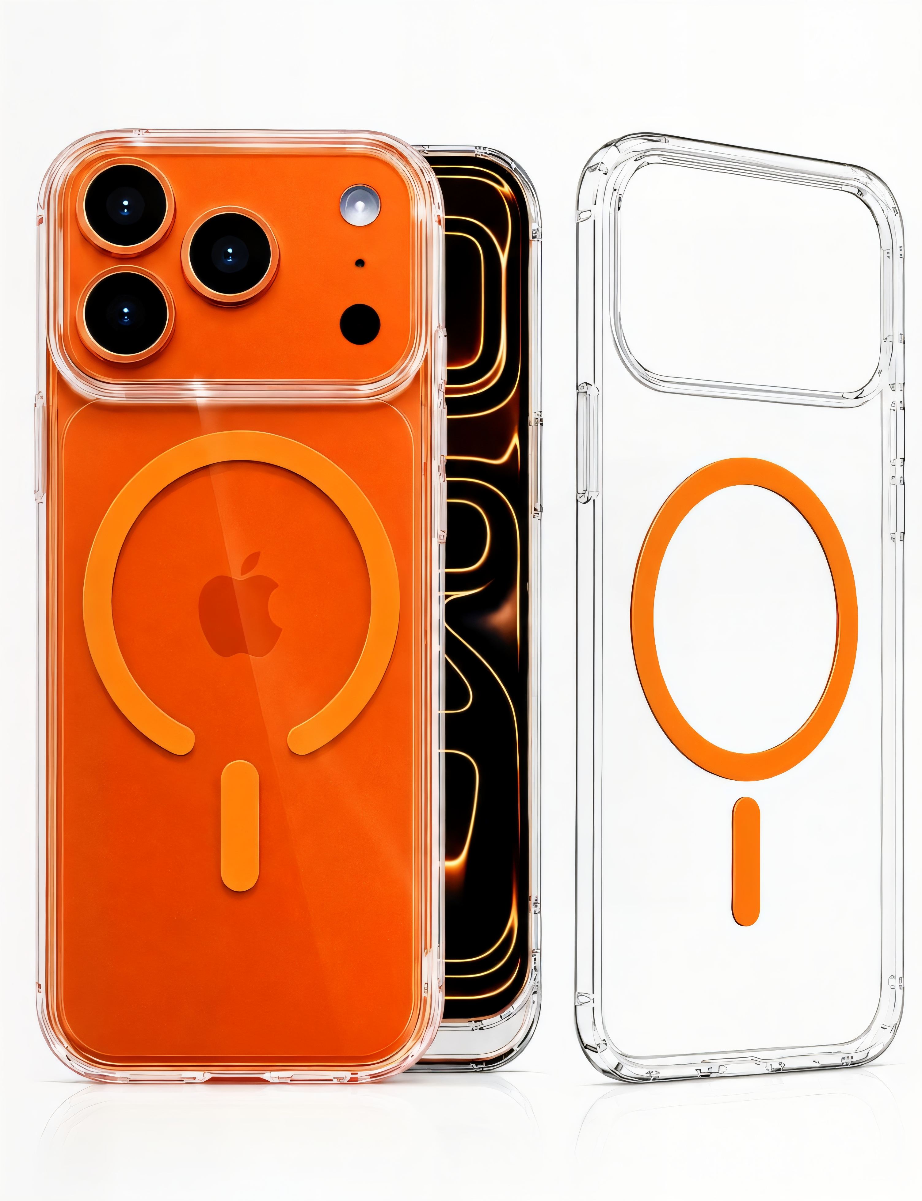 Uphill Magnetic case for iPhone 17 Pro, Protective Silm Case [Seamless Work with Magnetic Safe] 